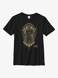Marvel Black Panther Jaguar Crest Youth T-Shirt