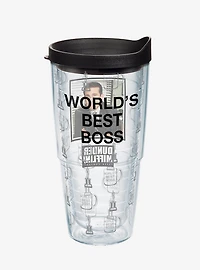The Office Worlds Best Boss 24oz Classic Tumbler With Lid