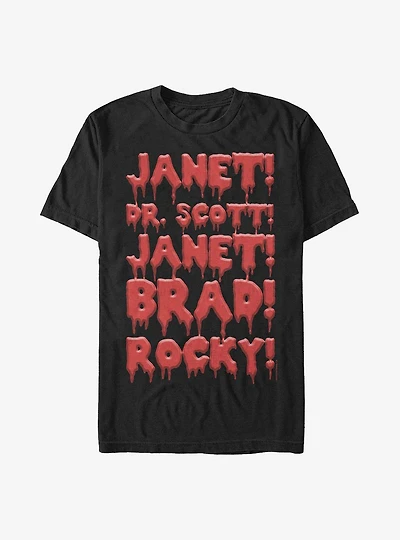 The Rocky Horror Picture Show Roll Call T-Shirt