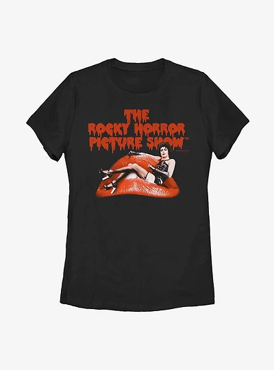The Rocky Horror Picture Show Frank And Lips Womens T-Shirt