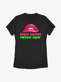 The Rocky Horror Picture Show Lips And Logo Womens T-Shirt