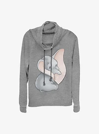 Disney Dumbo Just Cowlneck Long-Sleeve Girls Top