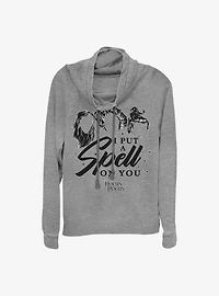 Disney Hocus Pocus Put A Spell Cowlneck Long-Sleeve Girls Top