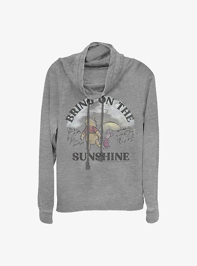 Disney Winnie The Pooh Bring On Sunshine Cowlneck Long-Sleeve Girls Top