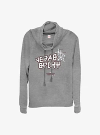 Marvel Guardians Of The Galaxy Star-Lord Shirt Cowlneck Long-Sleeve Girls Top
