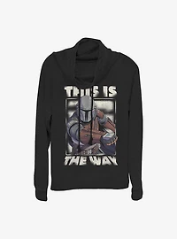 Star Wars The Mandalorian Way Cowlneck Long-Sleeve Girls Top