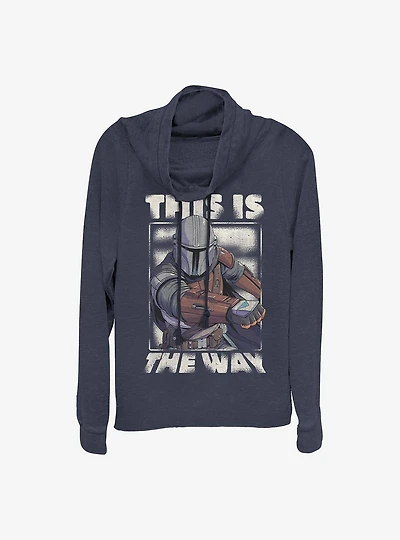 Star Wars The Mandalorian The Way Cowlneck Long-Sleeve Girls Top