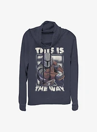 Star Wars The Mandalorian The Way Cowlneck Long-Sleeve Girls Top