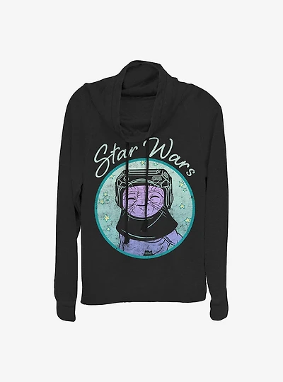 Star Wars: Episode IX The Rise Of Skywalker Frik Cute Cowlneck Long-Sleeve Girls Top
