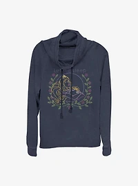 Disney Sleeping Beauty Let Me Sleep Cowlneck Long-Sleeve Girls Top