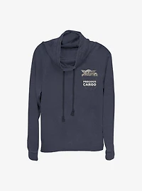 Star Wars The Mandalorian Child Precious Cargo Cowlneck Long-Sleeve Girls Top