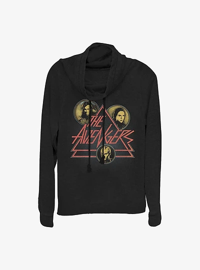Marvel Avengers Endgame Cowl Neck Long-Sleeve Womens Top