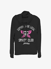 Disney Pixar Onward Sprite Gang Cowl Neck Long-Sleeve Womens Top