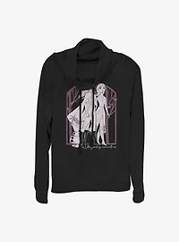 Disney Frozen 2 Forest Frame Cowl Neck Long-Sleeve Womens Top