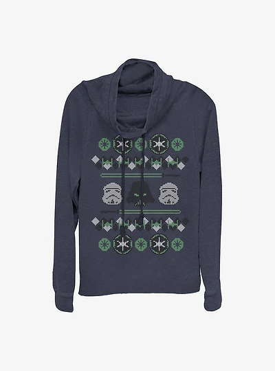 Star Wars Empire Holiday Cowlneck Long-Sleeve Girls Top