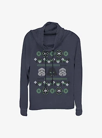 Star Wars Empire Holiday Cowlneck Long-Sleeve Girls Top