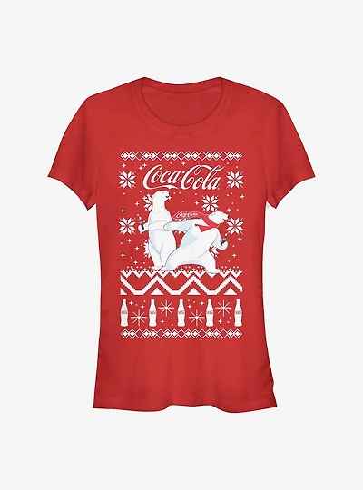 Coke Holiday Bears Girls T-Shirt
