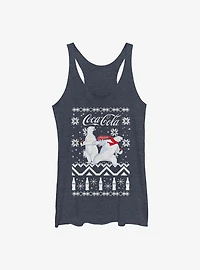 Coke Holiday Bears Girls Tank
