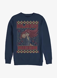 Marvel Black Widow Ugly Holiday Hoodie