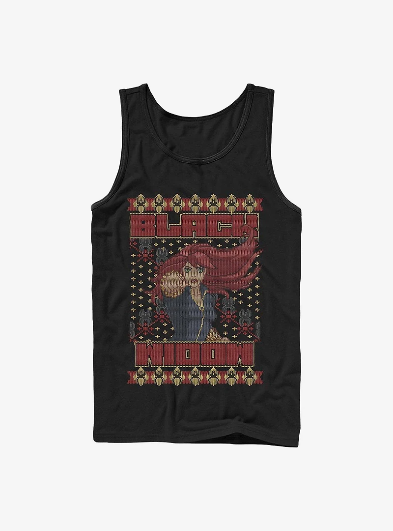 Marvel Black Widow Ugly Holiday Tank