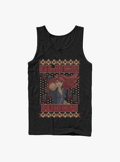 Marvel Black Widow Ugly Holiday Tank