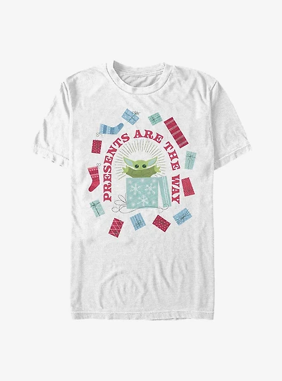 Star Wars The Mandalorian Vintage Holiday Floral Child T-Shirt