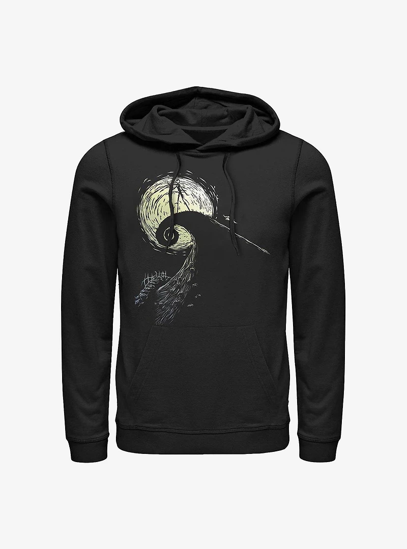 Disney The Nightmare Before Christmas Spiral Hill Jack Hoodie