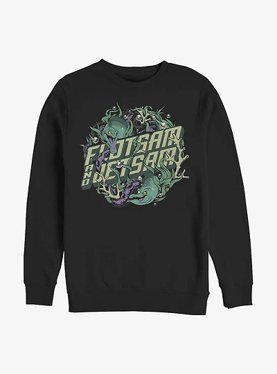 Disney The Little Mermaid Flotsam And Jetsam Crew Sweatshirt
