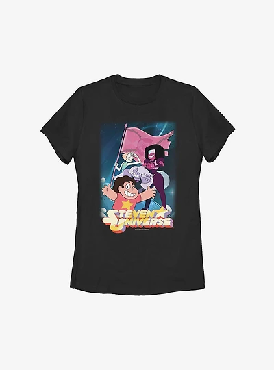 Steven Universe Flag Gems Womens T-Shirt
