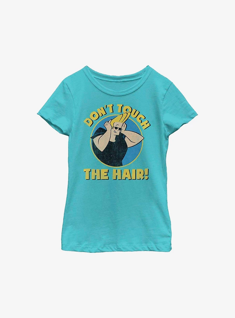 Johnny Bravo Do Not Touch Youth Girls T-Shirt
