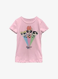 The Powerpuff Girls Trio Flying Youth T-Shirt