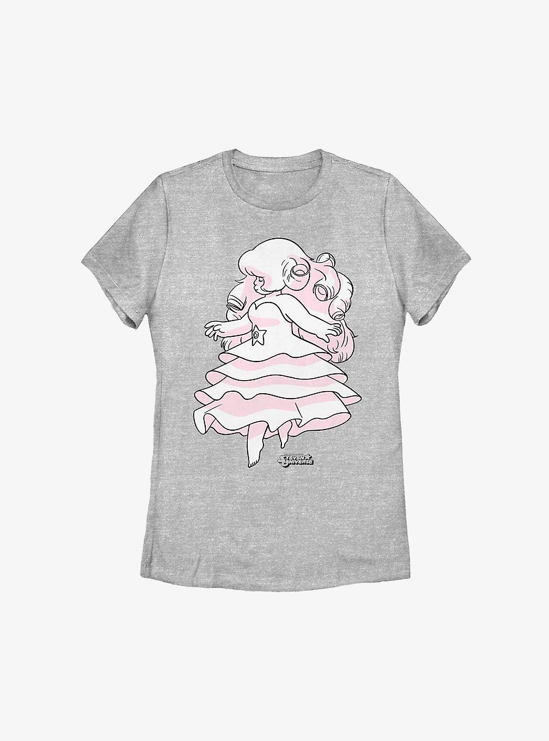 Steven Universe Rose Sketch Womens T-Shirt
