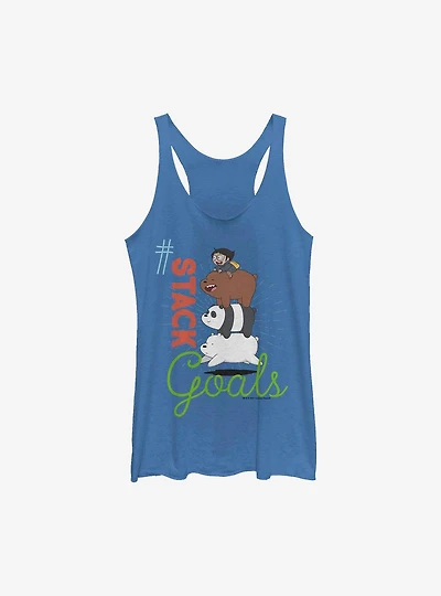 We Bare Bears Stack Goals Womens Tank Top