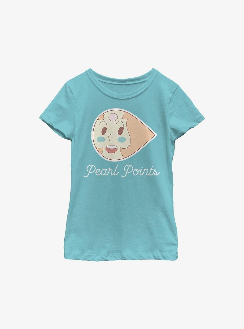 Steven Universe Pearl Points Youth Girls T-Shirt