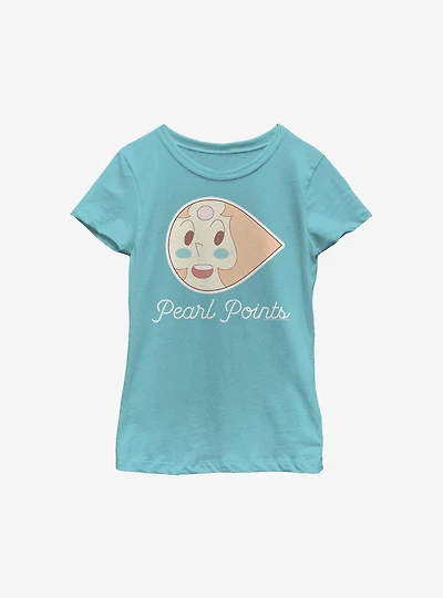 Steven Universe Pearl Points Youth Girls T-Shirt