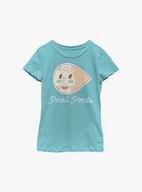 Steven Universe Pearl Points Youth Girls T-Shirt