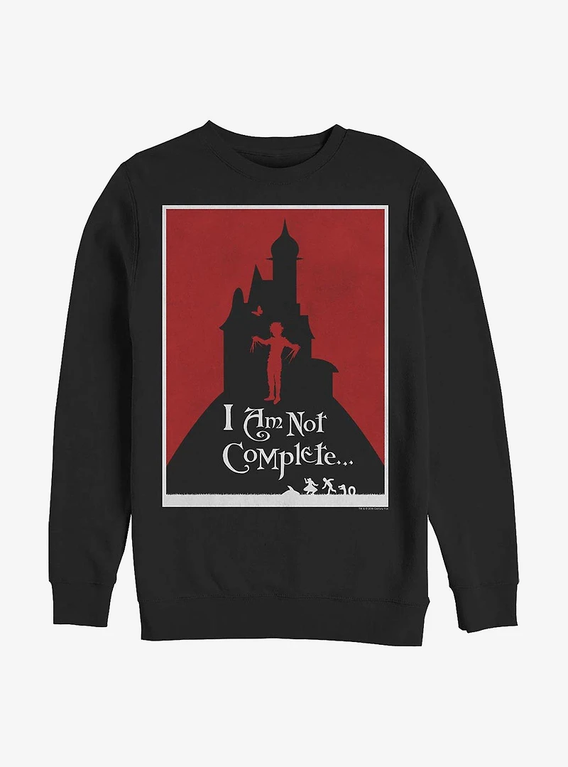 Edward Scissorhands Not Complete Crew Sweatshirt