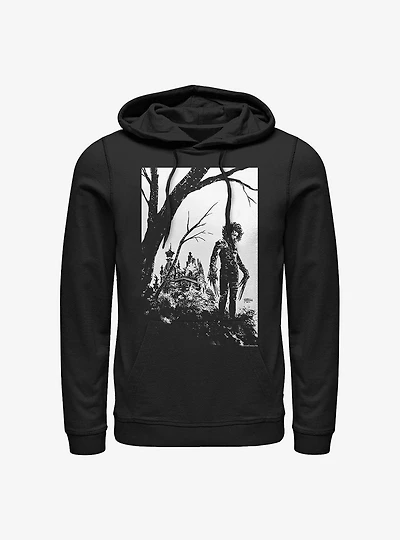Edward Scissorhands Black And White Cover Hoodie Hot Topic Exclusive