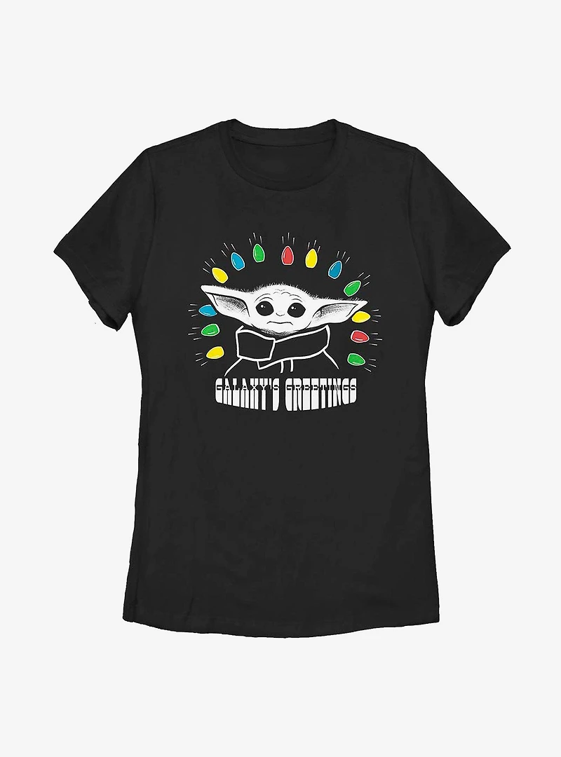 Star Wars The Mandalorian Child Of Light Womens T-Shirt