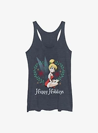 Disney Tinker Bell Holidays Womens Tank Top