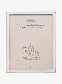 Disney Dumbo The Very Things That Bring You Down Framed Wood Wall Decor