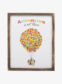 Disney Pixar Up Adventure Is Out There Framed Wood Wall Decor
