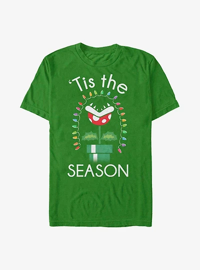 Super Mario Xmas Piranha T-Shirt