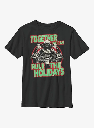 Star Wars Rule The Holidays Youth T-Shirt