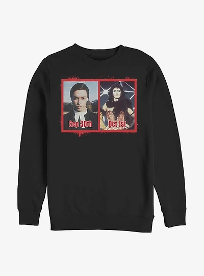 Rocky Horror Picture Show Halloween Meme Sweatshirt