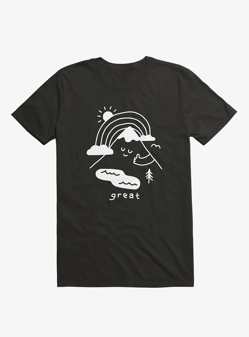 The Great Outdoors Black T-Shirt