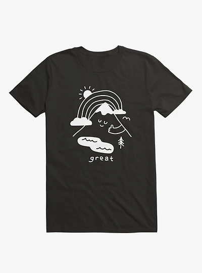 The Great Outdoors Black T-Shirt