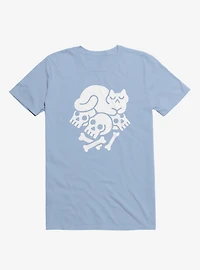 Catnap Cat Light Blue T-Shirt
