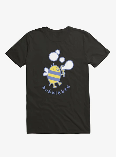 Bumblebee Bubbles Black T-Shirt