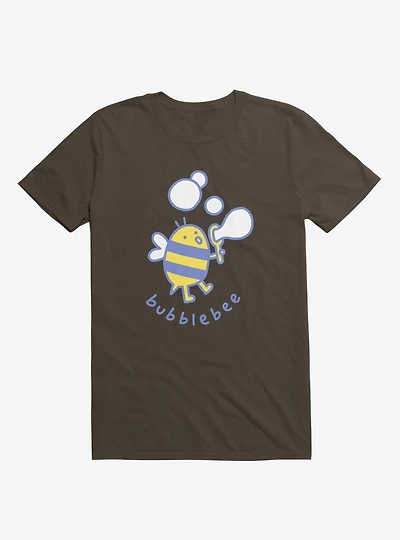 Bumblebee Bubbles Brown T-Shirt